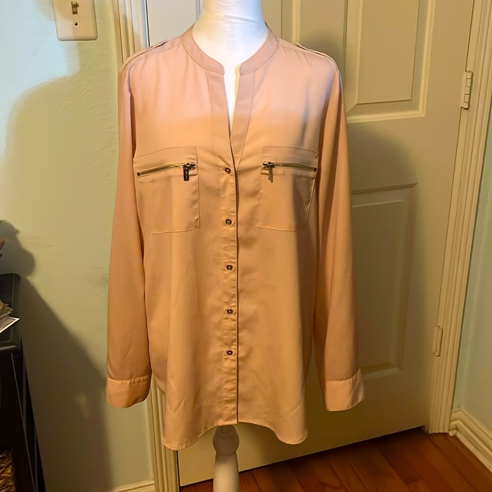 Calvin Klein light pink blouse